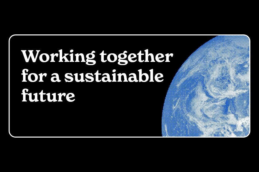 Working together for a sustainable future￼
